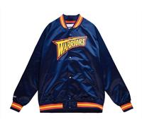 Mitchell & Ness Oro Stato Warriors Leggera Raso Giacca Blouson