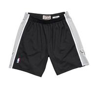 Mitchell & Ness - Pantaloncini da Basket NBA Hardwood Classics Swingman 2.0 San Antonio Spurs, 1998-99, Nero, M