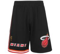 Mitchell & Ness NBA Swingman Shorts Miami Heat Road 1996-97 men Sport & Team Shorts black in taglia:XL