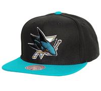 Mitchell & Ness San Jose Sharks NHL Team 2 Toni Snapback Cap Berretto da