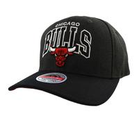 Mitchell & Ness Snapback - Berretto NBA Team Arch G2 Chicago Bulls Charcoal/Black, grigio., Taglia unica