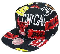 Mitchell & Ness Snapback Cap - Adesivi Pack Chicago Bulls