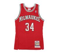 Mitchell & Ness, ,Sport ,Uomo ,Rosso ,S Giannis Antetokounmpo NBA Maglia Casa 2014