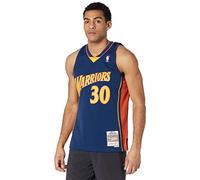 Mitchell & Ness Stephen Curry Golden State Warriors NBA Throwback Jersey - Navy, Navy, XS