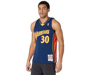 Mitchell & Ness Stephen Curry Golden State Warriors NBA Throwback Jersey - Navy, Navy, XS