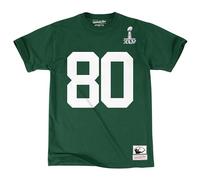 Mitchell & Ness T-shirt Name & Number (NBA | HWC | NFL), Green Bay Packers - Donald Driver #80, L