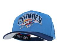 Mitchell & Ness Team Arch Cappellino da Baseball con Chiusura Classic Red Snapback - Oklahoma City Thunder (Blu Reale)