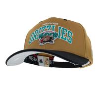 Mitchell & Ness Team Arch Cappellino da Baseball con Chiusura Classic Red Snapback - Vancouver Grizzlies (Marrone Chiaro/Nero)