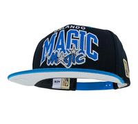 Mitchell & Ness Team Arch Cappello da Baseball Snapback (NBA/HWC) - Orlando Magic (Nero/Blu Reale)
