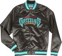 Mitchell & Ness Vancouver Grizzlies Black Leggera Raso Giacca
