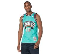 Mitchell & Ness NBA Swingman Jersey Vancouver Grizzlies Road 1998-99 Mike Bibby #10 men Jerseys blue in taglia:M