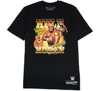 Mitchell & Ness Wrestlemania (WWE) Legends - Maglietta a maniche corte, 100% cotone, uomo, donna, bambini, unisex, primavera, estate, autunno, inverno, wrestling, Hulk Hogan, L