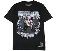 Mitchell & Ness Wrestlemania (WWE) Legends Player Maglietta a maniche corte - Undertaker, taglia XL, nero, cotone, uomo, donna, bambini, primavera, estate, autunno, inverno, wrestling