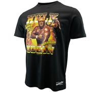 Mitchell & Ness WWE Legends T-Shirt - Hulk Hogan Wild, Colore: Nero, Taglia: M