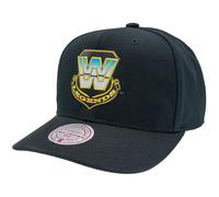 Mitchell & Ness WWE Pro Crown/Classic Red Snapback Basecap, nero, taglia unica, regolabile, uomini, donne, bambini, unisex, primavera, estate, autunno, inverno, WWE Legends - Pro Crown, Taglia unica