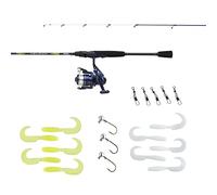 Mitchell Neuron LRF Fishing Combo, Set di Canna e Mulinello da Pesca Light Rock, Canna leggera in due pezzi con azione rapida, Mulinello robusto, Attrezzatura Inclusa, Pronta per Pescare