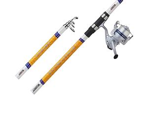 Mitchell Neuron Surf Fishing Combo, Kit Canna e mulinello per Beach e Surfcasting, resistente all'acqua salata, Completo di accessori End Tackle, Pronto per pescare appena fuori dalla scatola