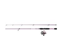 Mitchell Tanager Pink Camo II Spin Combo, combo canna da pesca e mulinello, combo spinning, pesca allround, ideale per principianti o pescatori occasionali, unisex, rosa, 2,4 m, 10-30 g