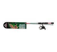 Mitchell Target Ii Spinning Combo, Kit Pronto per la Pesca che Include Canne e Mulinelli Preconfezionati con Lenzapesce, Perca, Zander, Unisex, Nero, 1.8 m, 5-20 g