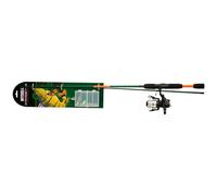 Mitchell Target Ii Spinning Combo, Kit Pronto per la Pesca che Include Canne e Mulinelli Preconfezionati con Lenzapesce, Perca, Zander, Nero, 1.8 m, 5-20 g