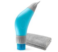 Mitclear Pulisci Scarpe da Esterno, Spazzola per Pulire Scarpe da Calcio, Spazzole per Stivali con Raschietto, Pulire Fango per Spazzole da Calcio, Trekking, Corsa, Golf e Stivali di Gomma