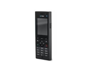 Mitel 712 DT + base di ricarica Robusto telefono DECT con protezione IP44 per un utilizzo versatile in diverse aree di lavoro