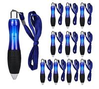 Mitening 12 Pezzi Penna a Scatto, Penne a Sfera 1mm, Penne Roller per Ufficio e Scuola, Penna Gel Retrattile, per Scrittura, Appunti, Studio, Journaling e Schizzi, Asciugatura Veloce (Blu)