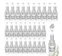 Mitening 30 Pezzi Dermapen Microneedling 24 Pin Micro Aghi per Cartucce Sostituzione Microneedling Punte Ad Ago per Auto Mikronagdel Dermapen Gewinde Needle Cartridge, 4.5cm, Trasparente