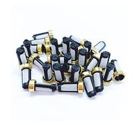 Miter Filtro iniettore carburante 100 pezzi compatibile con iniettori Weber Marelli serie IWP e IW anello di schiacciamento da 6,6 mm 3 mm compatibile con Renault Clio 1.6 1.8 (AY-F107