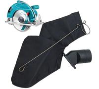 Miter Saw Dust Bag - Clear Collection Pouch, Heavy Duty Sawdust Capture System, Transparent Durable Fabric Build, Fit Design | Ideal for Woodworking Aluminum Cutting Circular Saw Workshop Clean