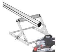 MITER SEAD STAND, MITERS SAWS TABLES, di montaggio dello strumento da 5,9 pollici | Tavolo da in acciaio inossidabile regolabile in altezza | Attacco per la macchina da taglio pieghevole