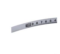 MiteTrack - Metro a nastro in acciaio INOX con supporto resistente, per applicazioni in legno, metallo e plastica, 15 m