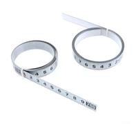 MiteTrack - Metro a nastro in acciaio INOX con supporto resistente, per applicazioni in legno, metallo e plastica, 15 m