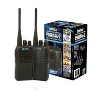 Mitex PMR446 - Pack Duo Coppia di walkie talkie senza licenza, compatti e durevoli
