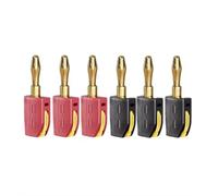 Mitheuum Connettore a banana 32A Quick Connect nucleo in rame placcato | 32A Quick Connect Gold Plated Copper Core offre solidi, collegamenti a bassa per monitor da studio e amplificatori