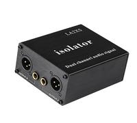 Mitheuum Isolatore audio XLR a 2 canali, banda larga da 20 Hz a 20 kHz, 0,3 | Riduce il rumore da connessioni della fotocamera, laptop a mixer e strumenti elettronici; ideale per set di film e luoghi dal