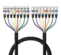 Mitheuum XLR a 8 canali per mixer e monitor | Il design a bassa perdita preserva la gamma dinamica; la soppressione mantiene i percorsi del segnale puliti dai