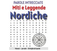 Miti e Leggende Nordiche - Parole Intrecciate: Passatempo senza schermo per relax e concentrazione