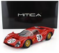 MODELLINO AUTO STATICO FERRARI 330 P3 COUPE SEFAC 24H LE MANS 1966 PARKES 1:18