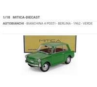 Mitica 1:18 - Fiat, Lancia, Alfa Romeo - Scegli dal menù a tendina