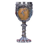 Mitico Calice Drago Modello Unico Boccale da Birra, Calice da Vino in Stile Medievale Tazza da Whisky, 7.1x2.8in Acciaio Inossidabile Leone Lupo Cervo Modello Drago Calice per