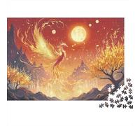 Mitico cielo della Fenice Puzzles 1000 Pezzi In Incastro Perfetto,Un Gioco Di Puzzle Per Enigma Per Lo Stress Relief,Per La Decompressione E La Decorazione Delle Pareti,Regalo Di Compleanno