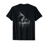 Mitico Drago Naga Vintage Anni '90 Washout Maglietta