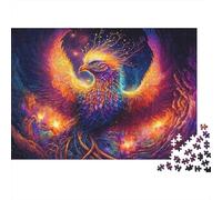 Mitico Fuoco Fenice Puzzle 1000 Pezzi Adulti In cartone Riciclato, Un Premium Jigsaw Puzzle Per Pace Interiore, Ideale Per Attività Puzzle Per Le Vacanze, Regalo Di Compleanno Originale 70x50cm/100