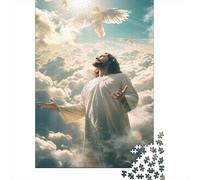Mitico Gesù Jigsaw Puzzle Impossibili 1000 Pezzi Religious Art Decorazione Per La Casa. Rilassamento E Intelligence Per Adulti E Ragazzi Da 14 Anni 1000pcs (75x50cm)