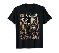 Mitico Norreno Foresta Dio Arte Vichinga Pagano Simbolismo Nordico Maglietta