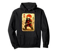 Mitico Sasquatch Samurai Warrior Sword Fighter Art Felpa con Cappuccio
