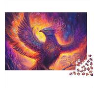 Mitico uccello Fenice Puzzle 1000 Pezzi In Incastro Perfetto, Un Premium Jigsaw Puzzle Per Art-terapia, Ideale Per Serata Giochi in Scatola, Regalo Per La Pensione 70x50cm/1000pcs