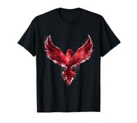 Mitico Uccello Ringiovanimento Fuoco Phoenix Bird Phoenix Rising Maglietta
