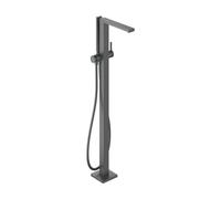 hansgrohe Tecturis E rubinetto vasca, installazione a pavimento, miscelatore monocomando, 73445340, Tecturis E nero cromato spazzolato [Rubinetteria Bagno > Rubinetteria Vasca]
